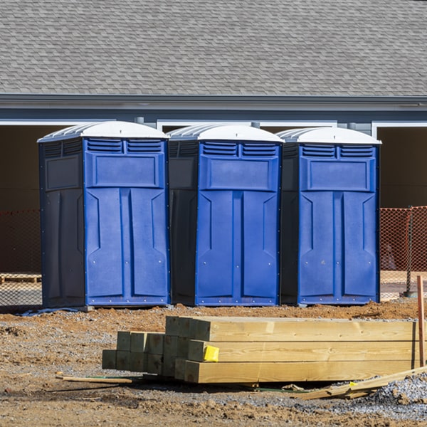 are there any restrictions on where i can place the portable restrooms during my rental period in Beedeville AR